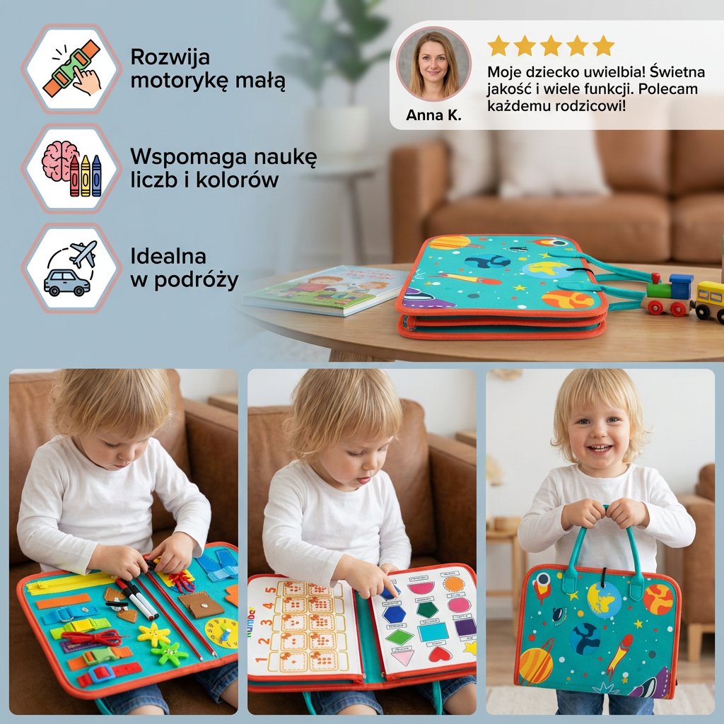 Książka Montessori do zabawy i nauki