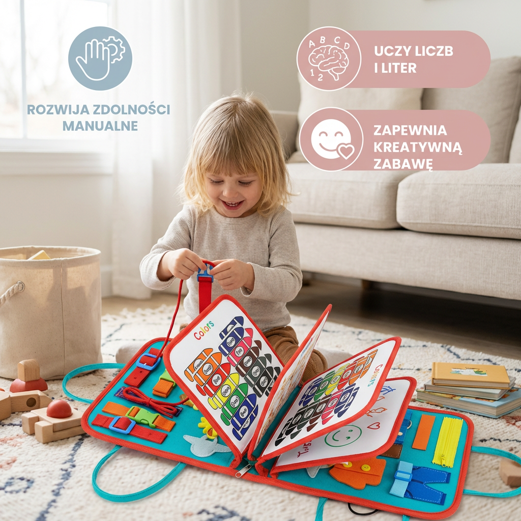 Książka Montessori do zabawy i nauki