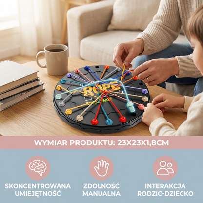 Gra logiczna z węzłami i liną – gra strategiczno-logiczna dla dzieci