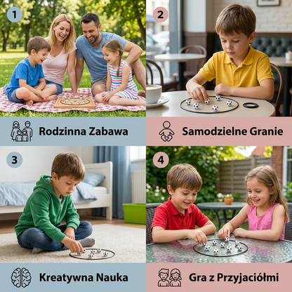 Magnetyczna gra strategiczna w piłkę nożną – interaktywne rodzinne wyzwanie dla dzieci i dorosłych