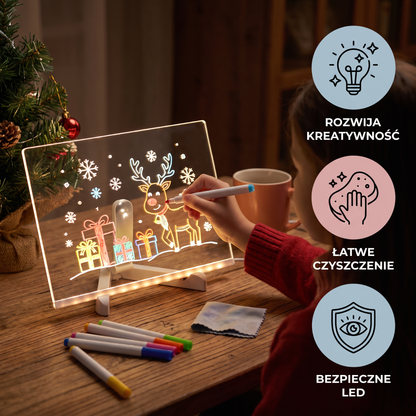 Lampa LED do Rysowania dla Dzieci