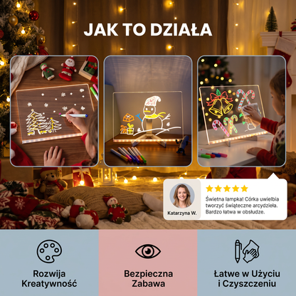 Lampa LED do Rysowania dla Dzieci