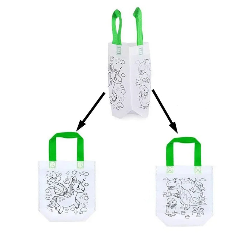 Zestaw dla dzieci do rękodzieła i malowania z kredkami