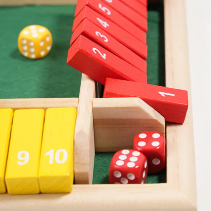 Rodzinna gra Shut The Box – Zestaw dla 4 graczy