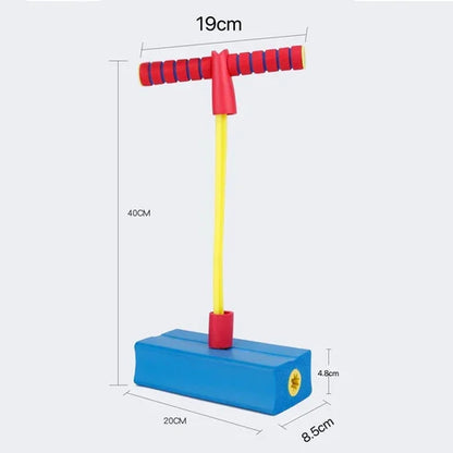 Pogostick piankowy dla dzieci – zabawka do skakania w domu i na zewnątrz