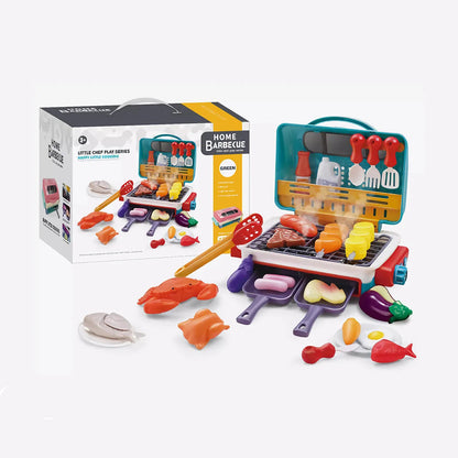 Mój pierwszy grill BBQ – Kuchnia dla dzieci z efektem dymu i zmieniającym kolor jedzeniem