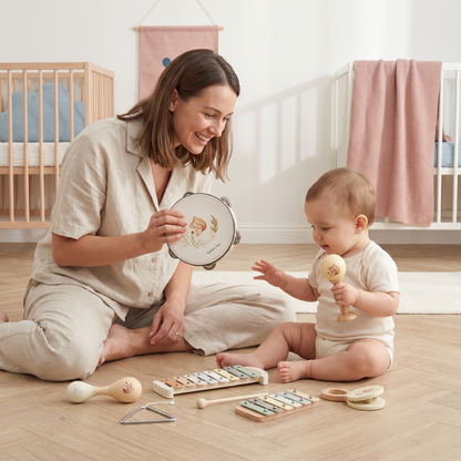 Zestaw Montessori instrumentów muzycznych dla niemowląt – sensoryczna i muzyczna zabawka edukacyjna