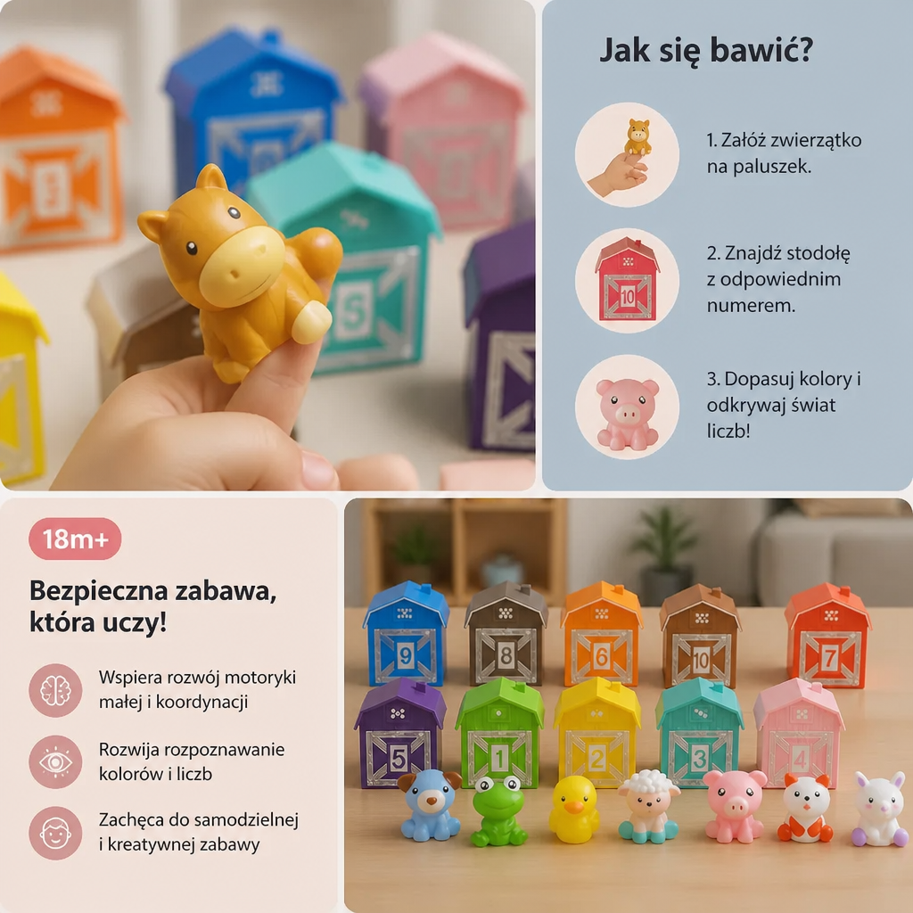 Farma Montessori z Kolorami i Liczbami