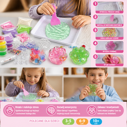 Zestaw DIY do Tworzenia Piłeczek Antystresowych dla Dzieci – Stwórz Własne Piłeczki Squishy i Sensoryczne
