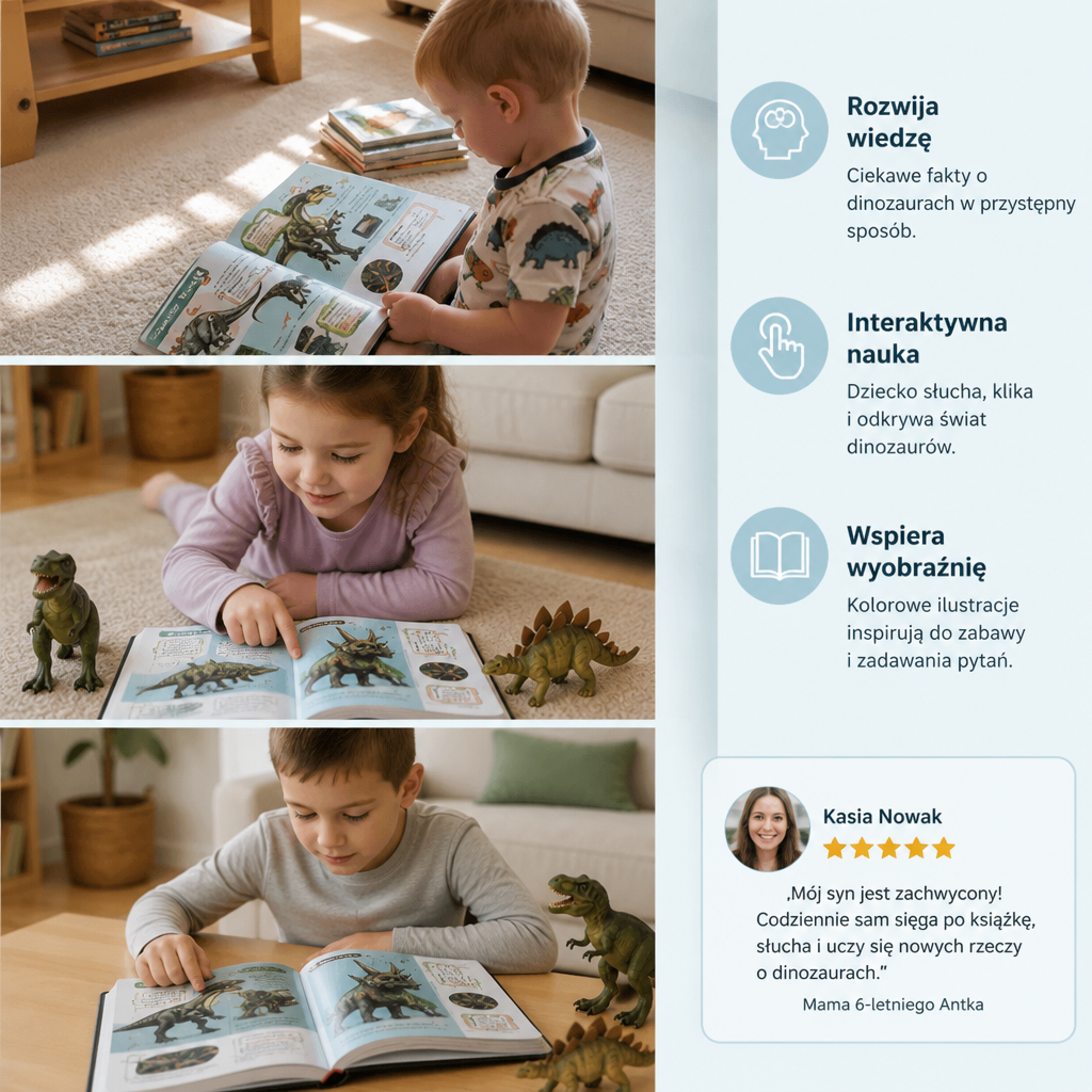 Interaktywna Mówiąca Encyklopedia Dinozaurów