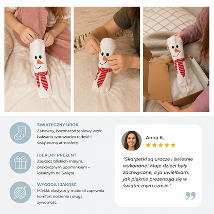 24-dniowy kalendarz adwentowy ze świątecznymi skarpetkami