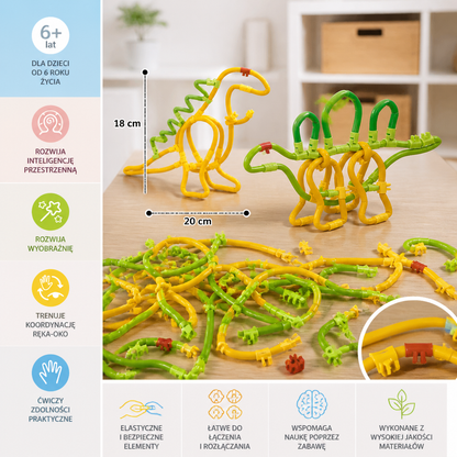 DIY Twisty Sticks – Kreatywny zestaw do budowania modeli 3D i konstrukcji STEM