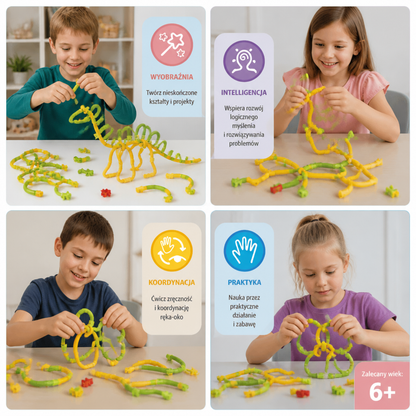 DIY Twisty Sticks – Kreatywny zestaw do budowania modeli 3D i konstrukcji STEM