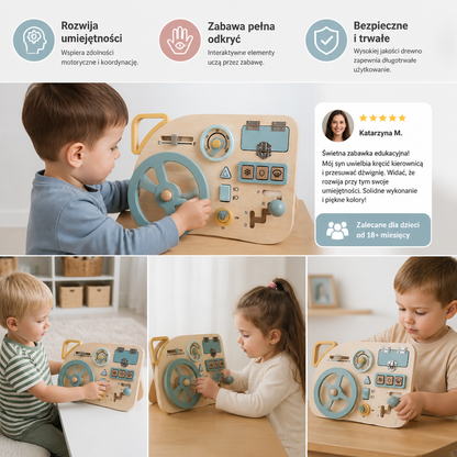 Kierownica Odkrywcy – Sterowanie Montessori