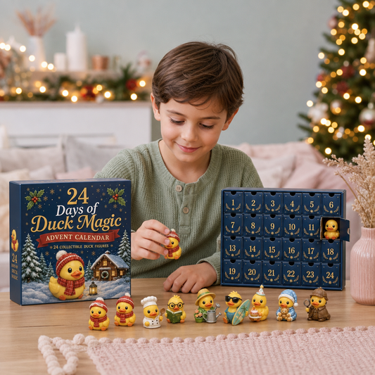 24-dniowy kalendarz adwentowy z magicznymi kaczuszkami i kolekcjonerskimi minifigurkami