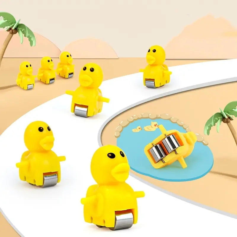 Zjeżdżalnia z kaczkami – zabawka kolejka górska