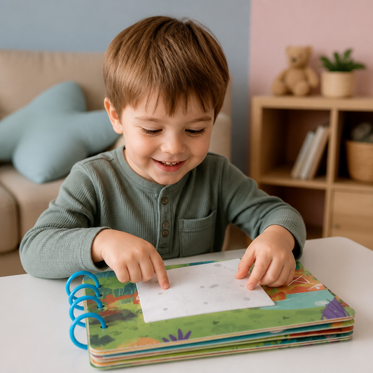 Montessori Książeczka Odkrywcza Dla Dzieci Do Nauki Przez Zabawę