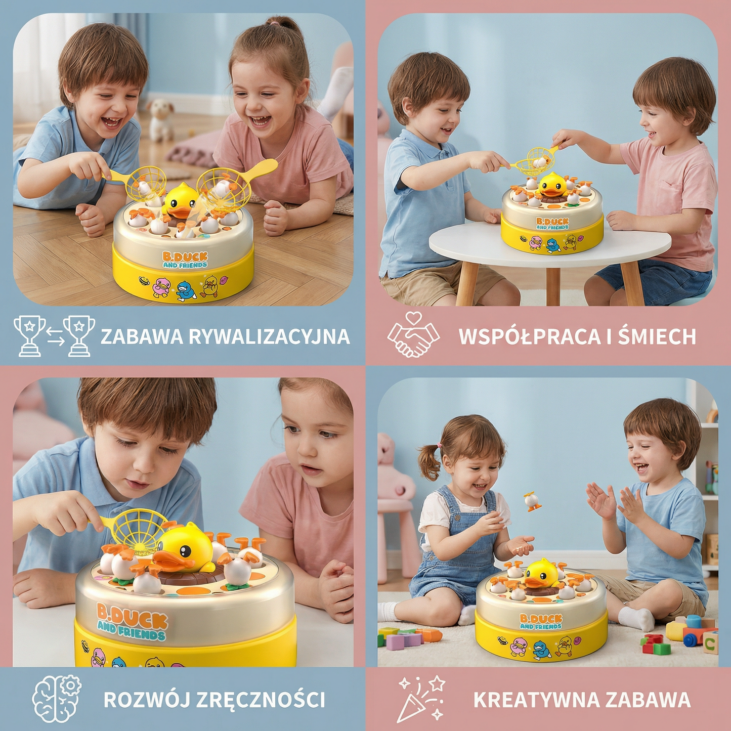 Gra w Łapanie Kaczki dla Dzieci – Interaktywna Gra Zręcznościowa