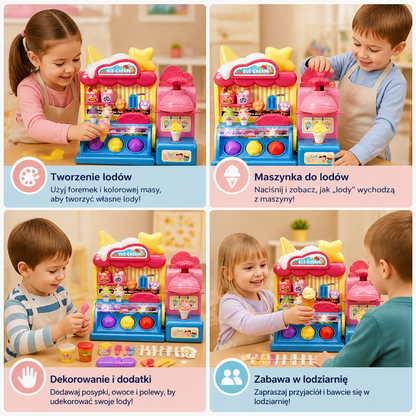 Zestaw DIY Do Tworzenia Lodów Z Masy Plastycznej