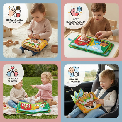 3-częściowa książka Montessori do nauki poprzez zabawę i opowiadania