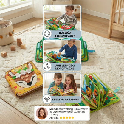 3-częściowa książka Montessori do nauki poprzez zabawę i opowiadania