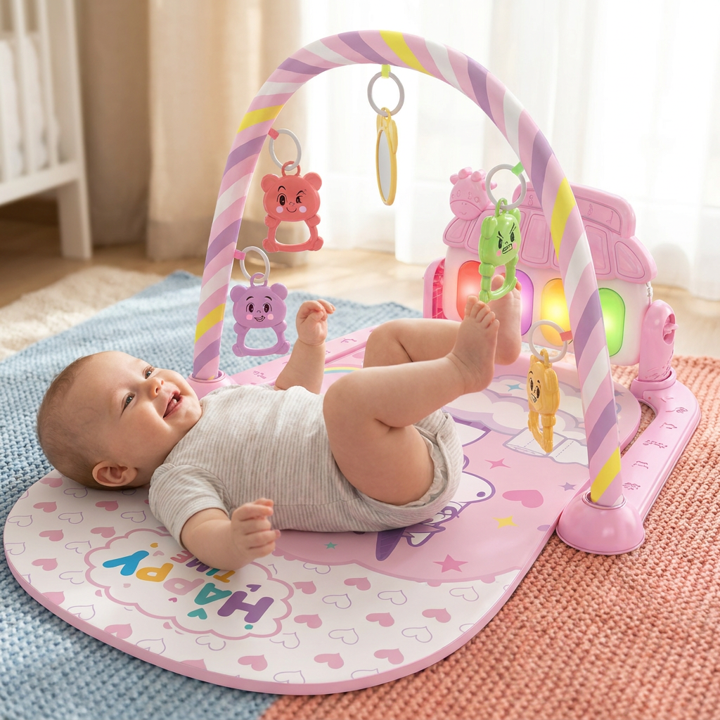 Interaktywne Baby-Pedal-Piano – Zabawka wspomagająca motorykę i sensorykę
