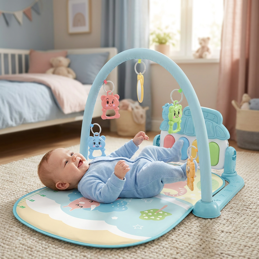 Interaktywne Baby-Pedal-Piano – Zabawka wspomagająca motorykę i sensorykę
