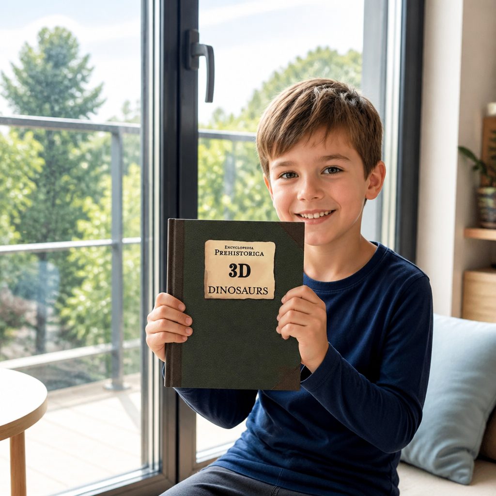 Interaktywna Encyklopedia 3D Dinozaurów Pop-Up
