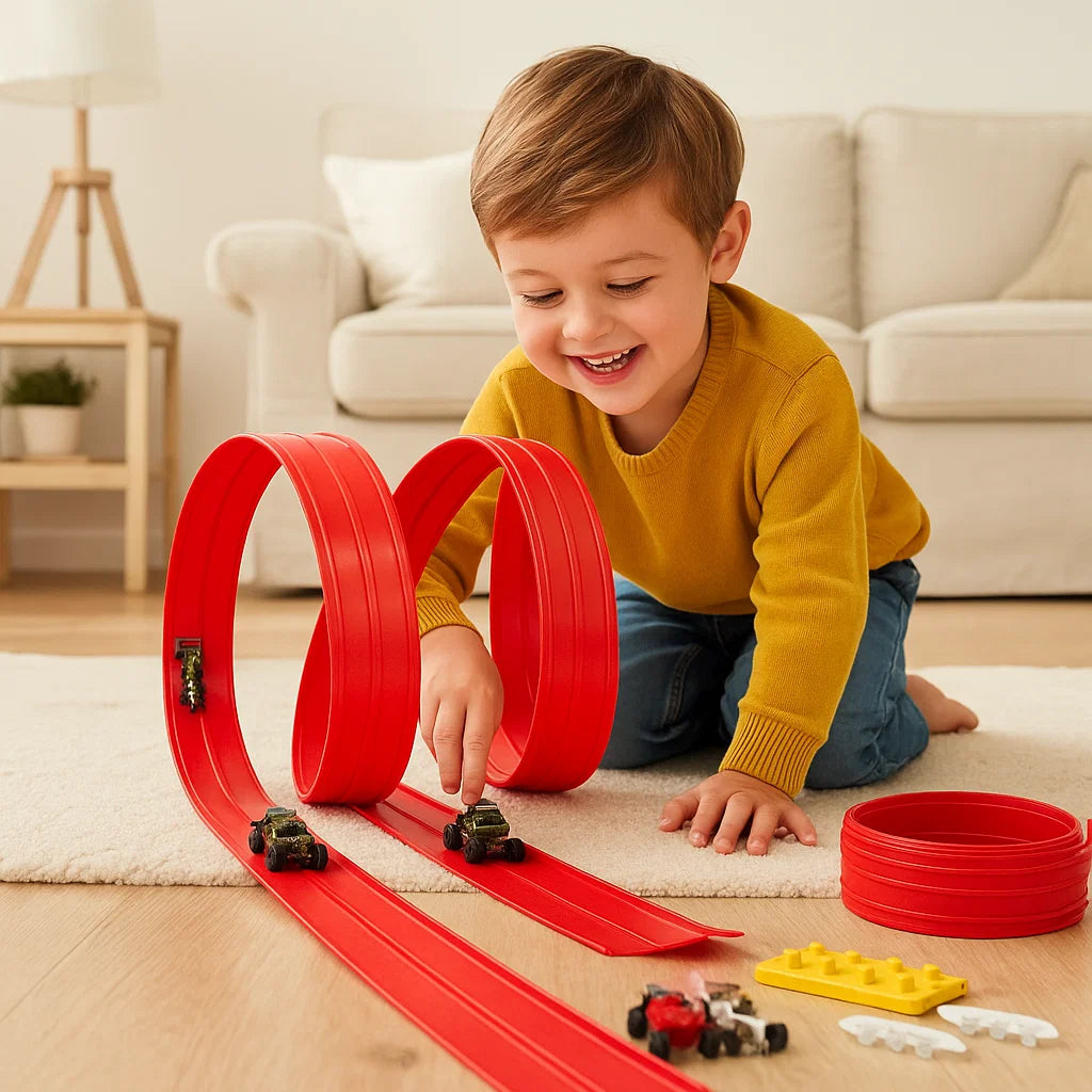 Zestaw elastycznego toru wyścigowego