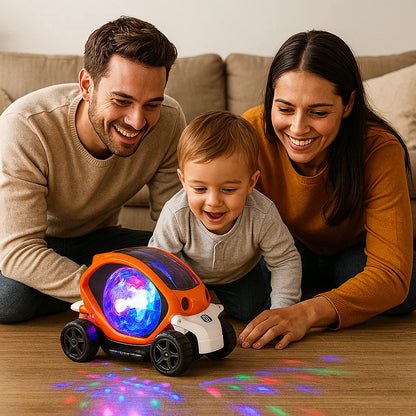 Świecący samochód kaskaderski 360° z muzyką