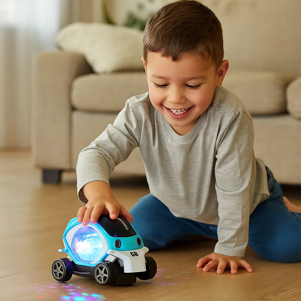 Świecący samochód kaskaderski 360° z muzyką