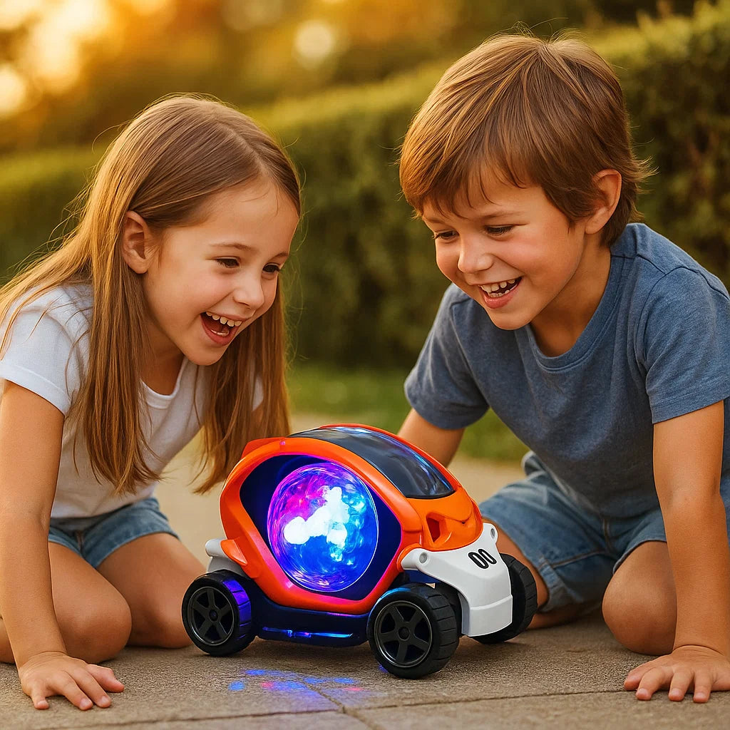 Świecący samochód kaskaderski 360° z muzyką