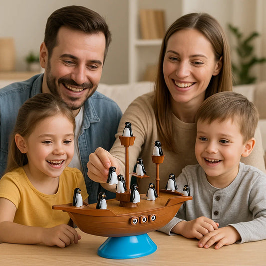 Pingwinia Piracka Gra Balansująca