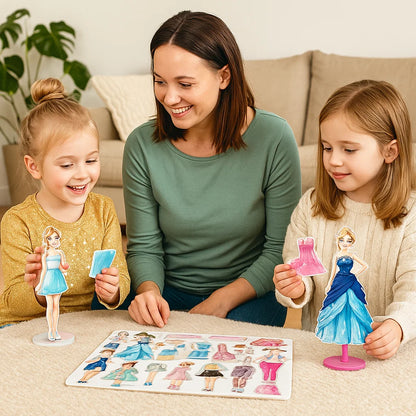 Magnetyczny zestaw modowy dla dzieci