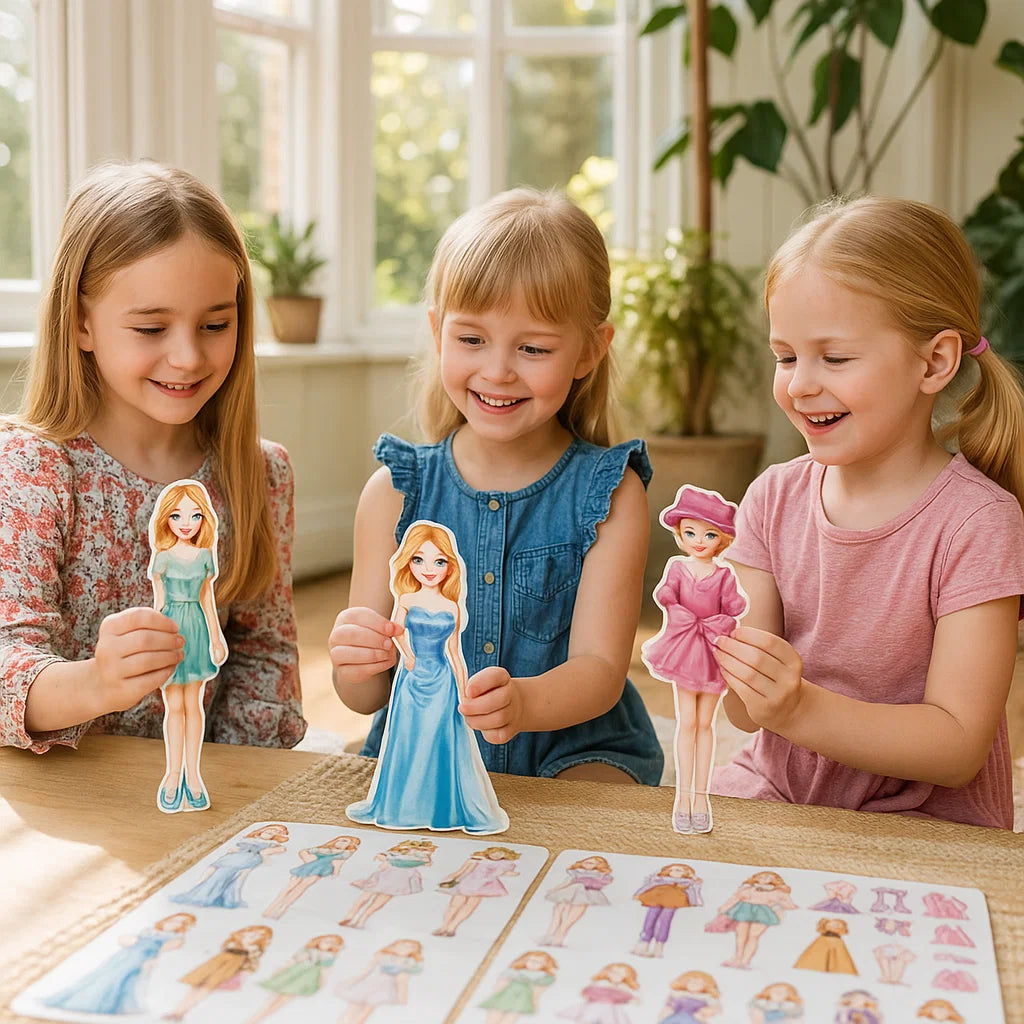 Magnetyczny zestaw modowy dla dzieci