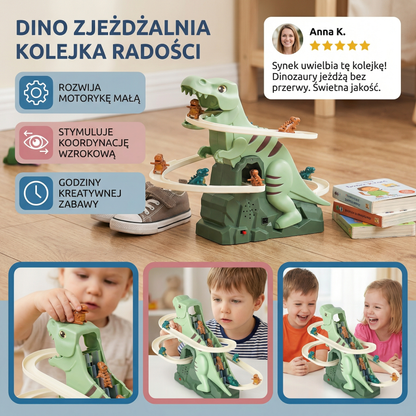 Dino zjeżdżalnia kolejka radości