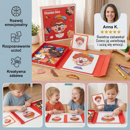 Edukacyjne puzzle do nauki emocji dla dzieci