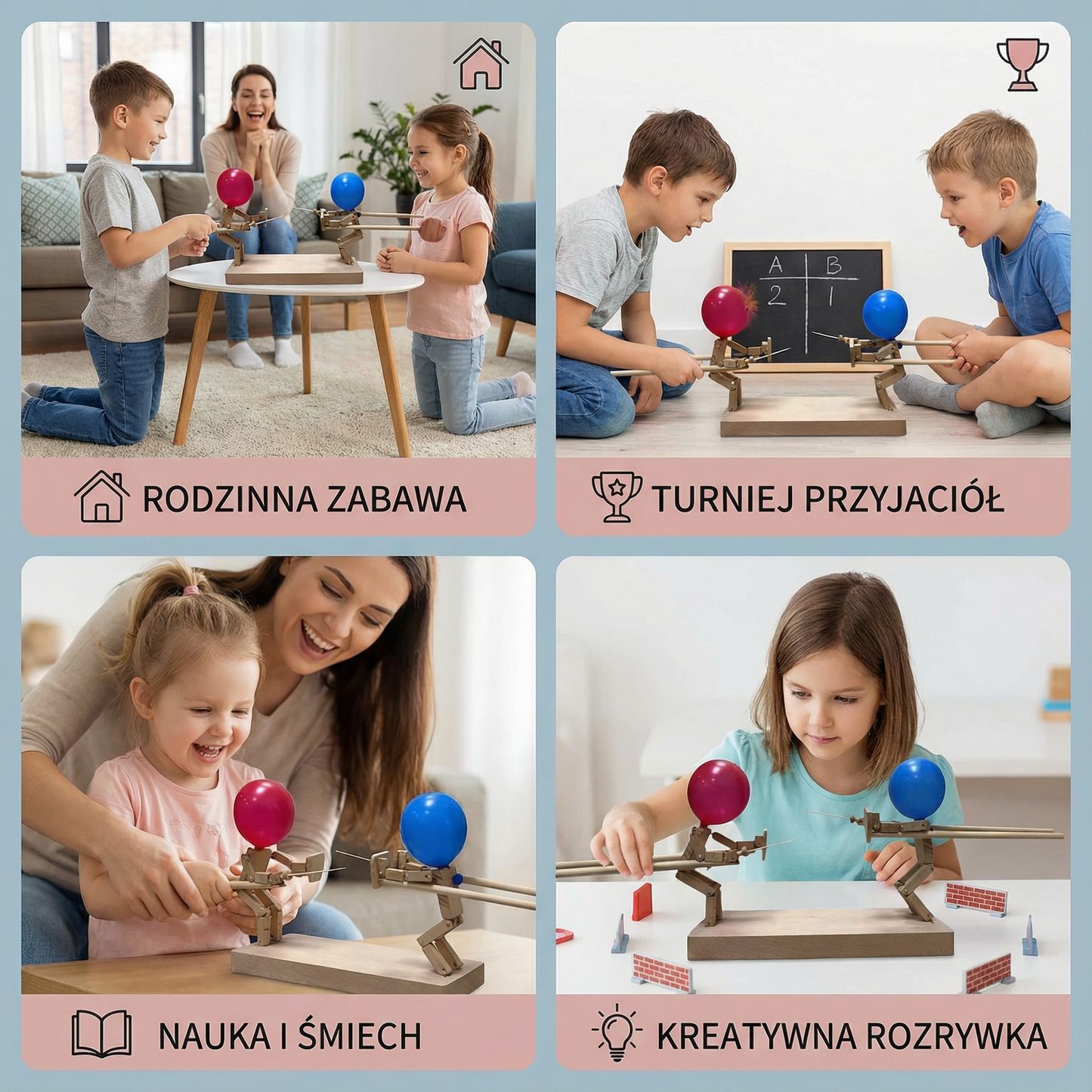 Balonowa gra w szermierkę