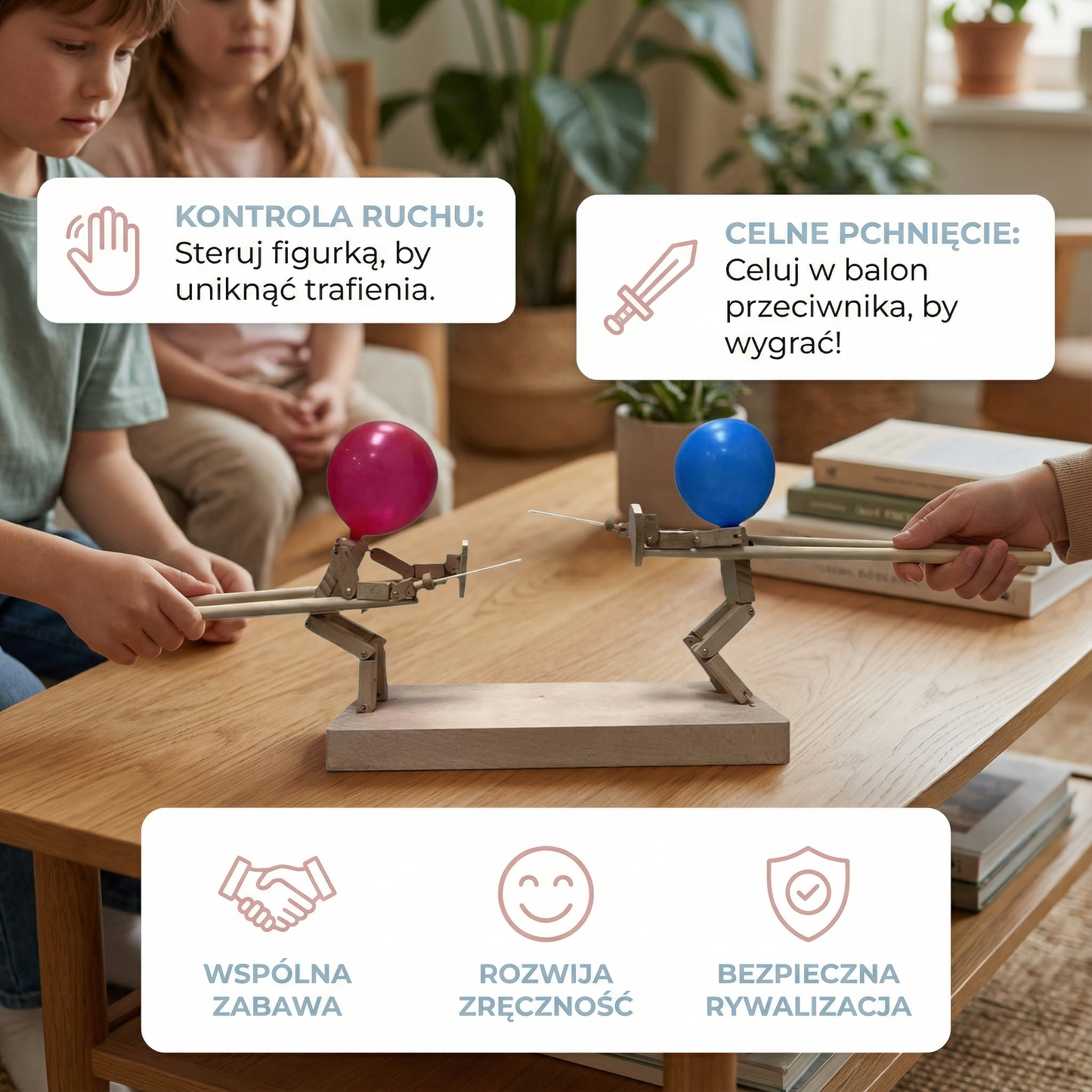 Balonowa gra w szermierkę
