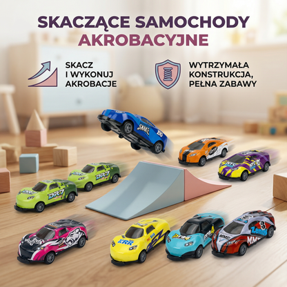 Skaczące samochody akrobacyjne
