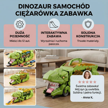 Dinozaur Samochód Ciężarówka Zabawka