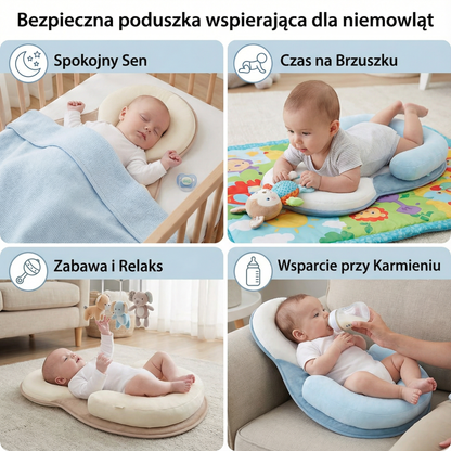 Bezpieczna poduszka wspierająca dla niemowląt