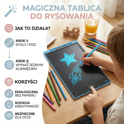 Magiczna tablica do rysowania dla dzieci