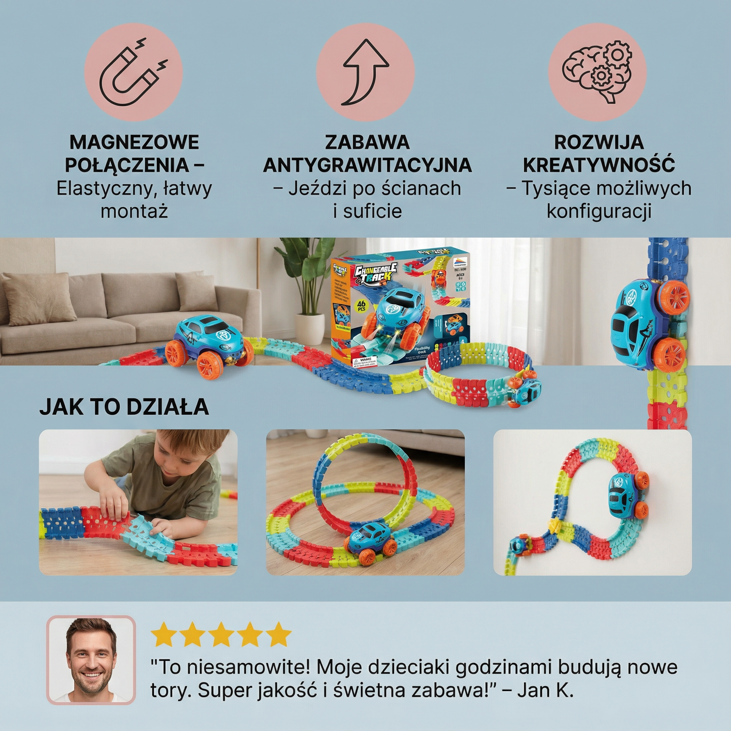 Antygrawitacyjny tor wyścigowy