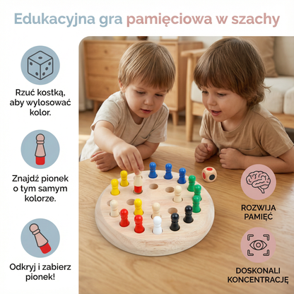 Edukacyjna gra pamięciowa w szachy