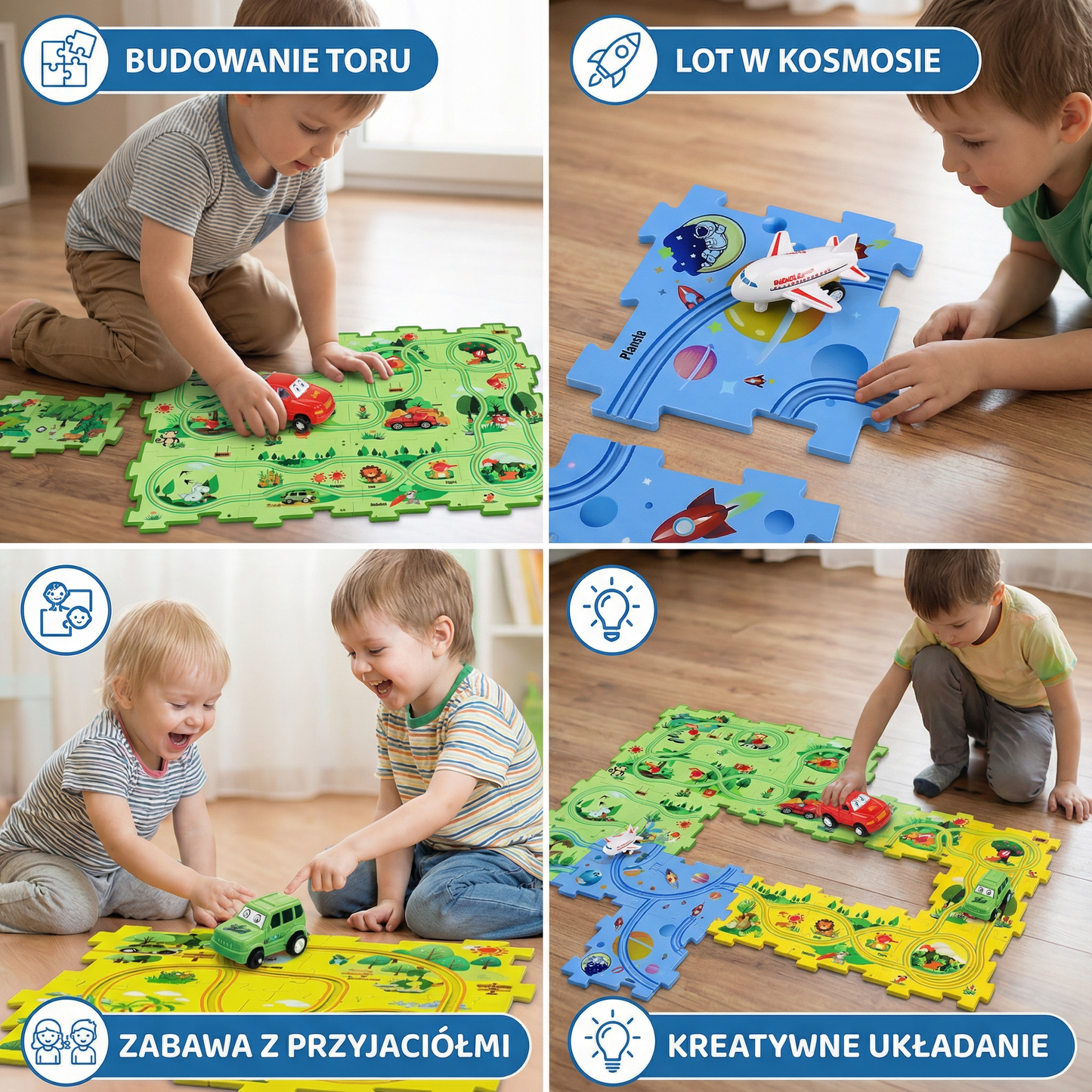 Tory puzzlowe – wyścig z klockami