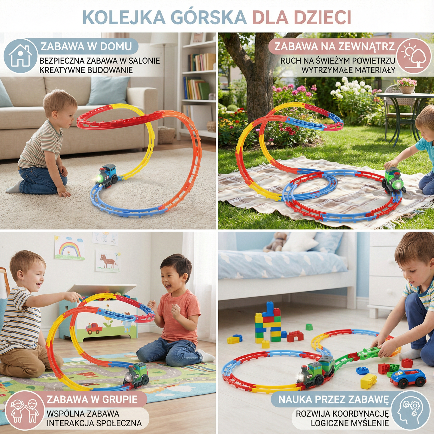 Kolejka górska dla dzieci