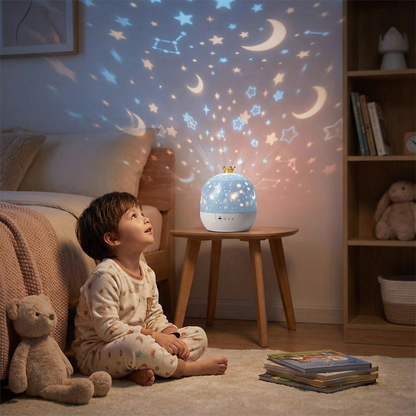 Projektor Nocnego Nieba ⎜ Magiczna Lampa LED z Efektami