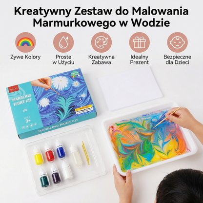 Kreatywny Zestaw do Malowania Marmurkowego w Wodzie