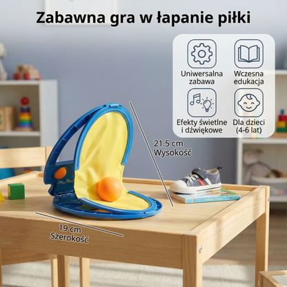 Zabawna gra w łapanie piłki
